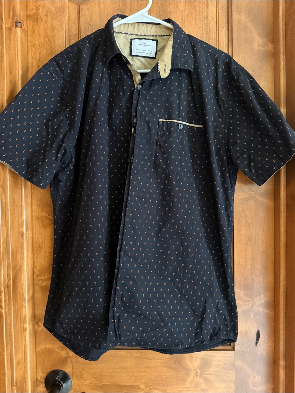 Palm tree button down